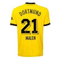 Koszulka piłkarska Borussia Dortmund Donyell Malen #21 Strój Domowy 2023-24 tanio Krótki Rękaw